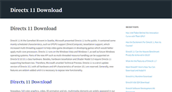 Desktop Screenshot of directx11download.com