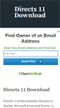 Mobile Screenshot of directx11download.com